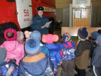 Месячник по пожарной безопасности в детском саду «Родничок» п. Фирово
