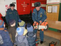 Месячник по пожарной безопасности в детском саду «Родничок» п. Фирово